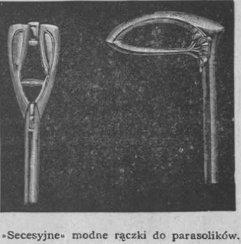 Rączki do parasolek, 1903 Parasol handles, 1903 Rączki do parasolek, 1903 Parasol handles, 1903