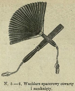 Wachlarz spacerowy, 1875   Walking fan, 1875